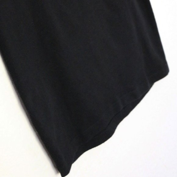 IRO Isabeli Dress Black Size M 100% Cotton Twist Front Light Sweater Knit $245 - Picture 15 of 15